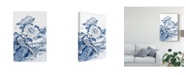 Trademark Global Vision Studio Blue & White Asian Garden II Canvas Art - 20" x 25"